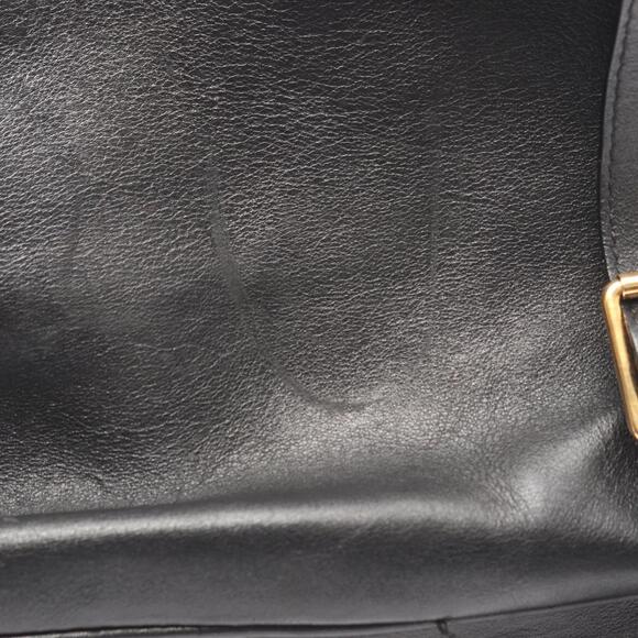 Gucci Bamboo Backpack/Handbag, Leather, Women's, Black, 003 2058 0016